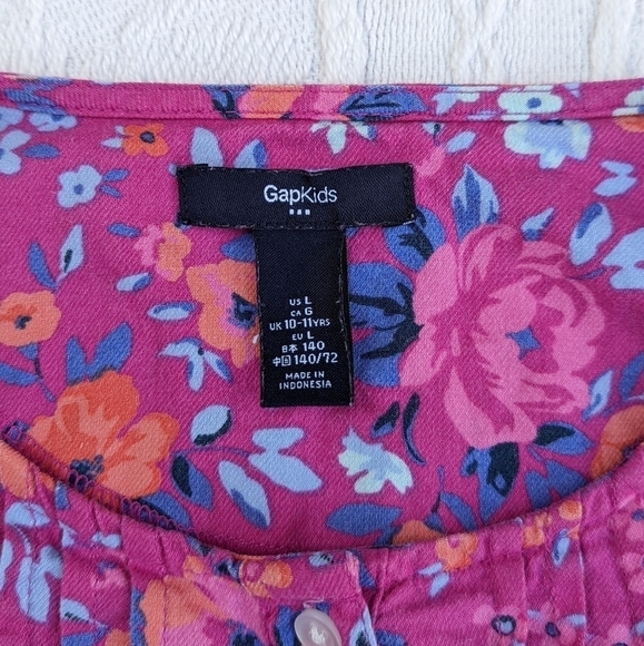 GapKidsâ•‘Pink Floral Dressâ•‘Size L - Picture 4 of 4